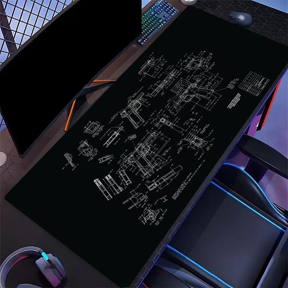Pc Gaming Drawing - Коврик для мыши с рисунком самолета,