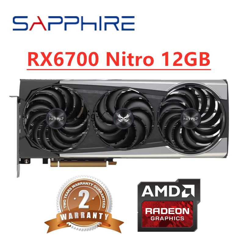 Pc Gaming Graphics Card - Видеокарта GPU Sapphire RX 6700 XT