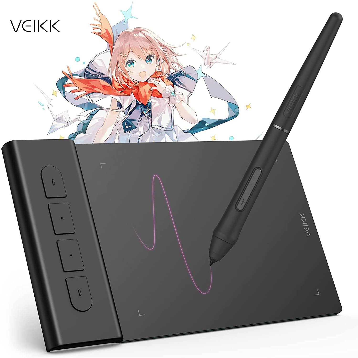 Pc Gaming Drawing - VEIKK VK430 Графический планшет для рисования,