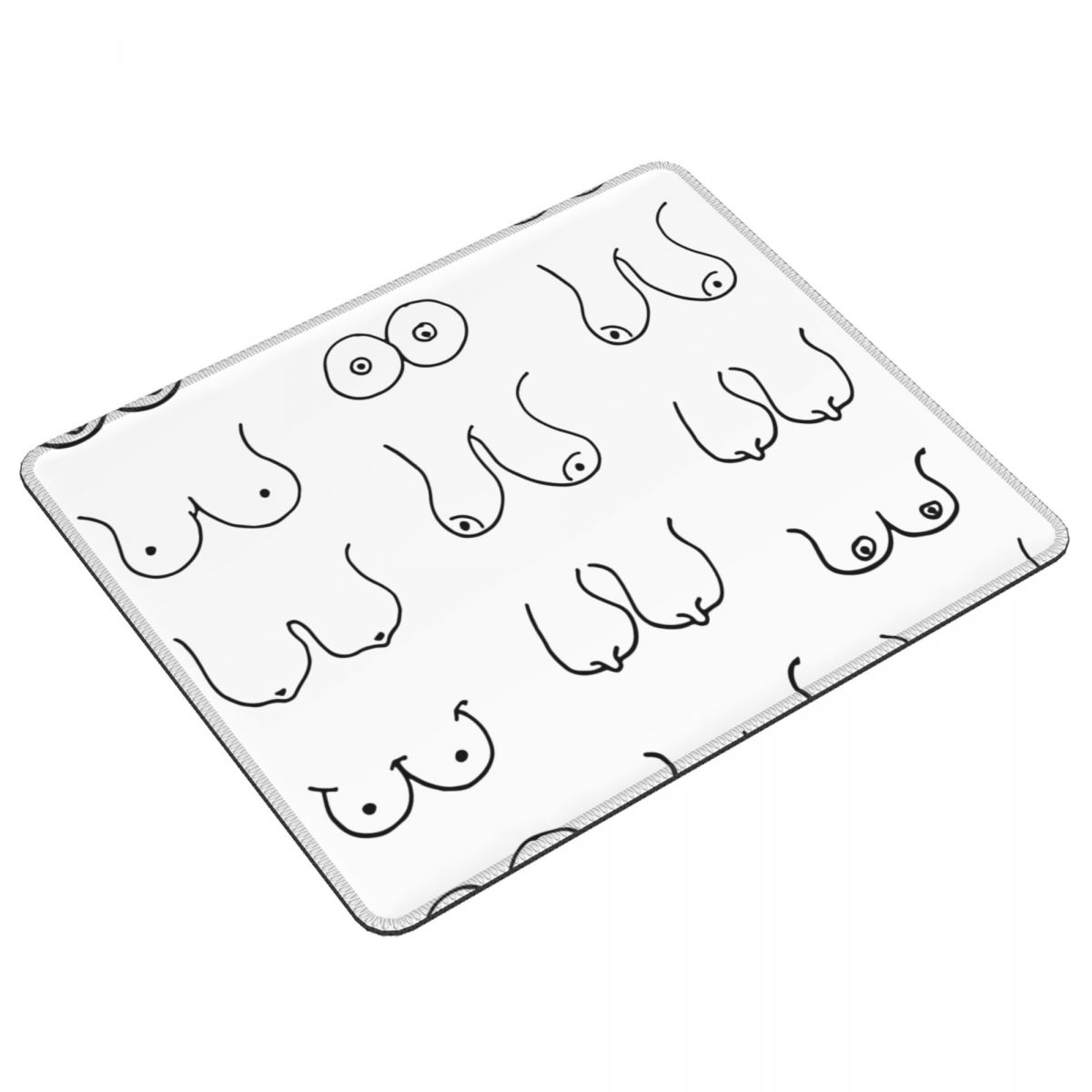 Pc Gaming Drawing - Черно-белый коврик для мыши с рисунком