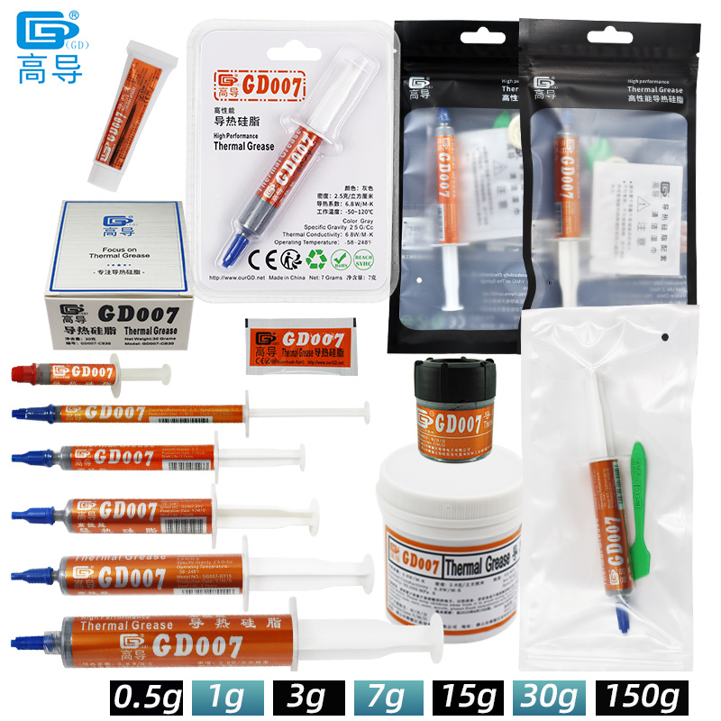 Thermal Paste - GD007 Термопаста, штукатурка, радиатор, вес охлаждающей
