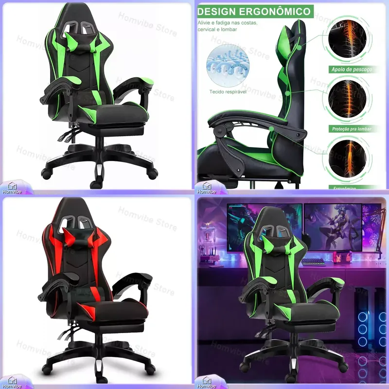 Pc Gaming Desk - Эргономичное геймерское кресло с высокой спинкой