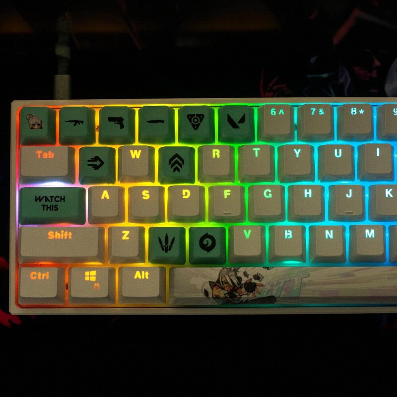 Кастомные кейкапы с термосубли – обзор и цена Pc Gaming Valorant