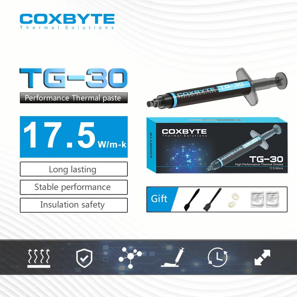 Термопаста Coxbyte 17,5 Вт/мк  – обзор и цена Thermal Paste