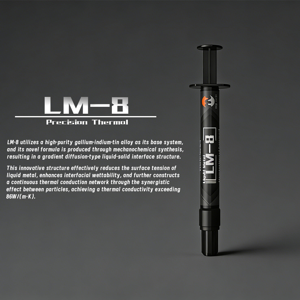 Термопаста MJ-TECH LM-8 Liquid – обзор и цена Thermal Paste