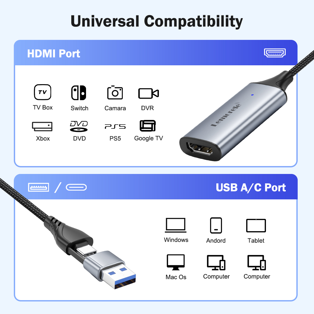 Lemorele USB 2.0 Карта видеоза – обзор и цена Pc Gaming Game