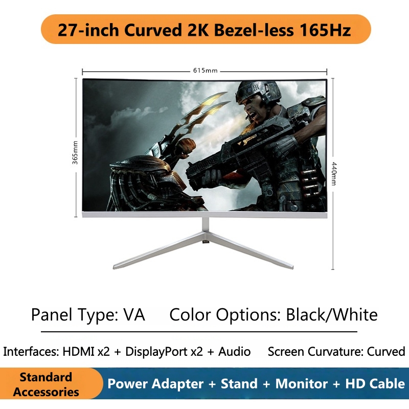 27-дюймовый изогнутый игровой  – обзор и цена Pc Gaming Ultrawide Monitor