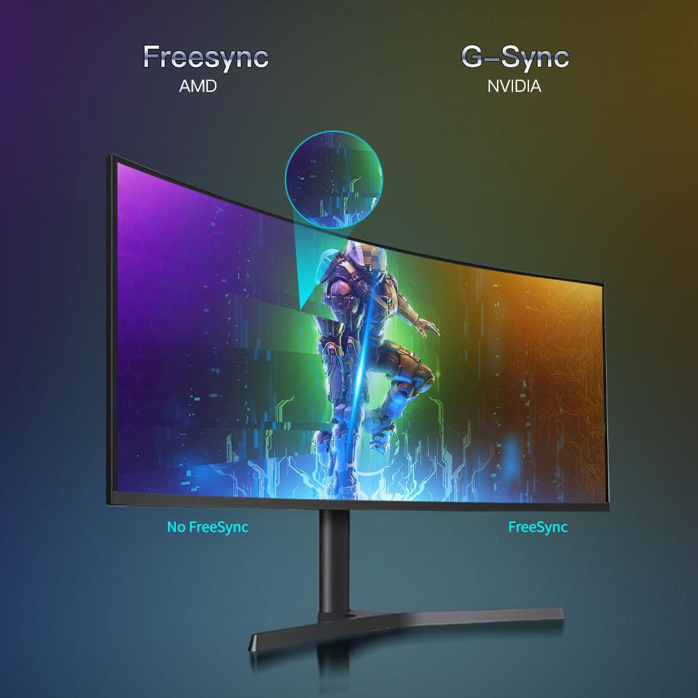 Безрамочный офисный тонкий мон – обзор и цена Pc Gaming Ultrawide Monitor
