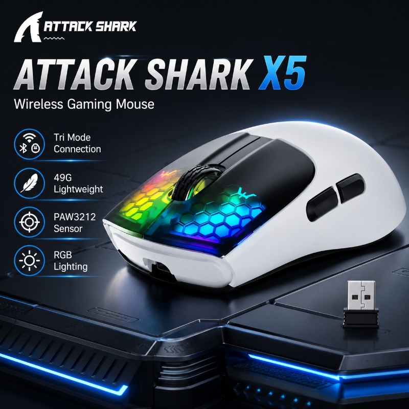 Беспроводная игровая мышь ATTA – обзор и цена Pc Gaming X3D