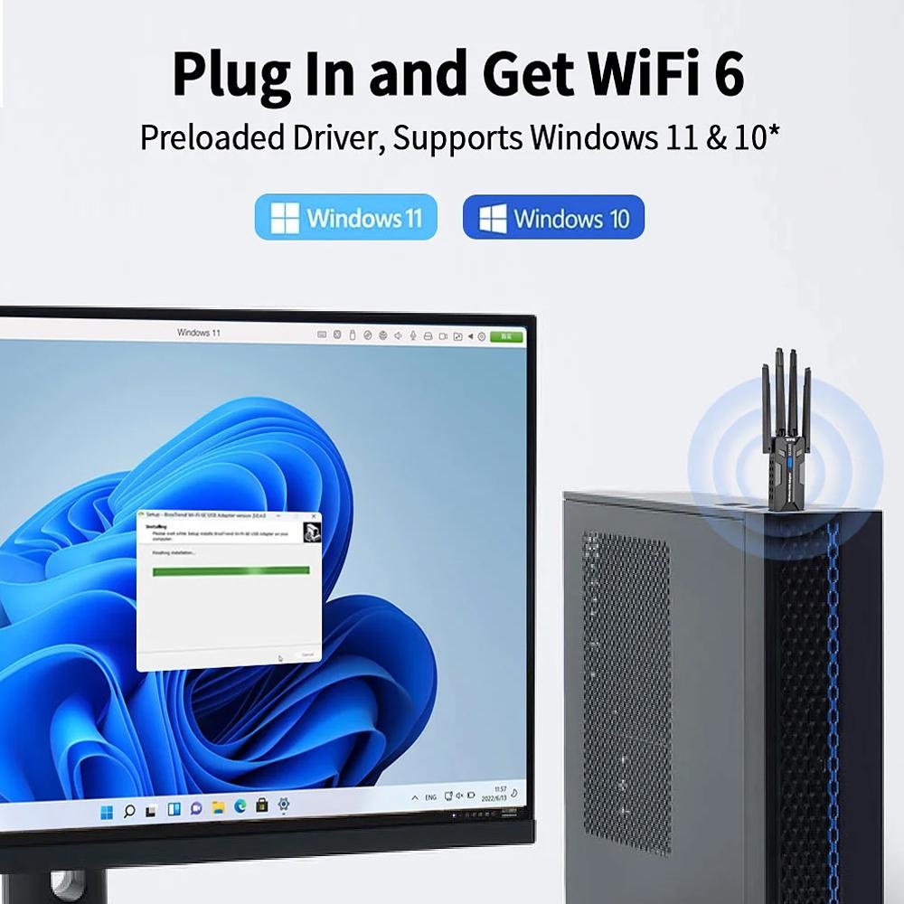 Адаптер Wi-Fi 6 USB 3.0, 1800  – обзор и цена Pc Gaming Graphics Card